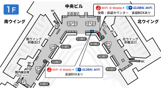 成田国際空港 第1ターミナル マップ