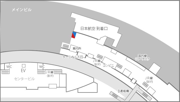新千歳空港 国内線ターミナル 1階 マップ