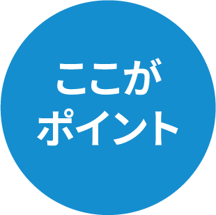 ここがポイント！