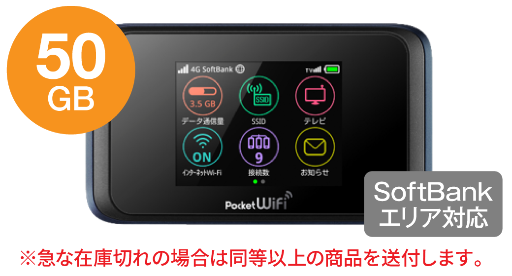 SoftBank 501HW 50GB