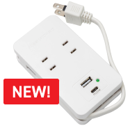 4口マルチ電源タップ