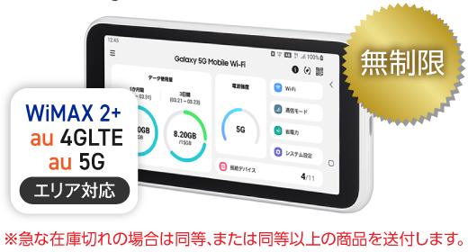WiMAX 5G SCR01SWU 無制限